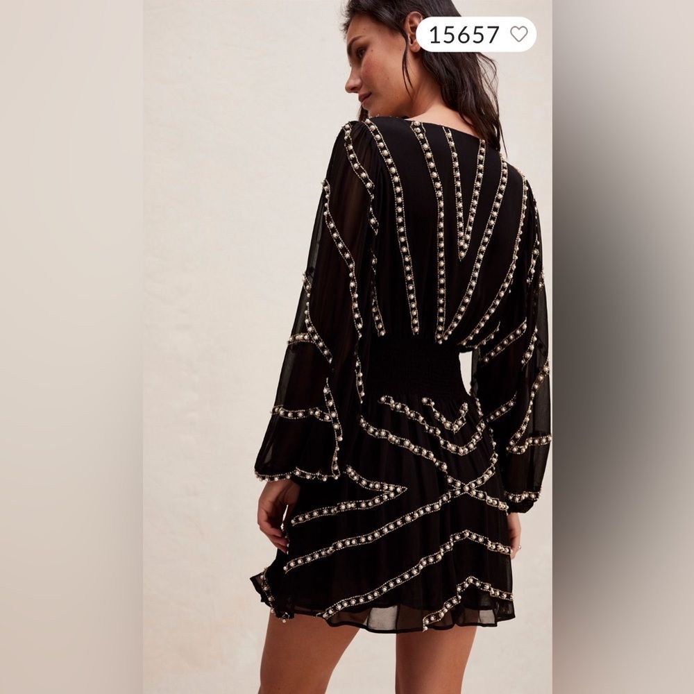 Free People Jen's Pirate Booty Odyssey Mini Dress/ size XS - Picture 4 of 11